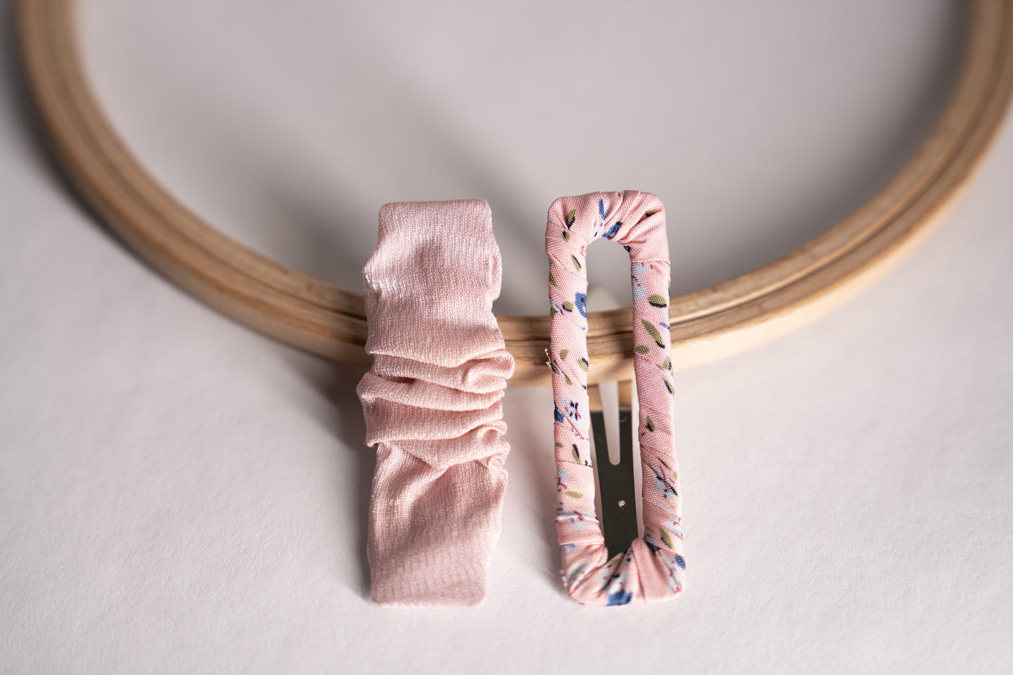 Ruched Snap Hair Pins - Set of 2 - TressLove