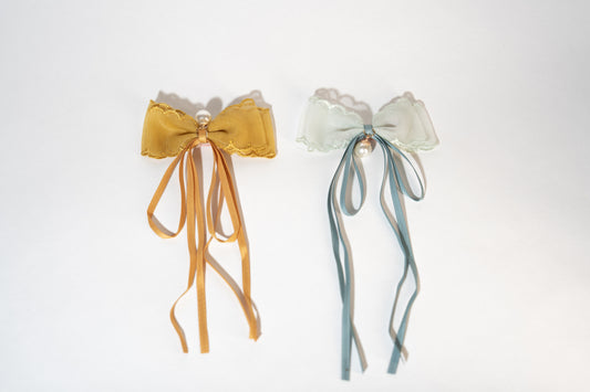 Vintage Net Bow Hair Pin - TressLove