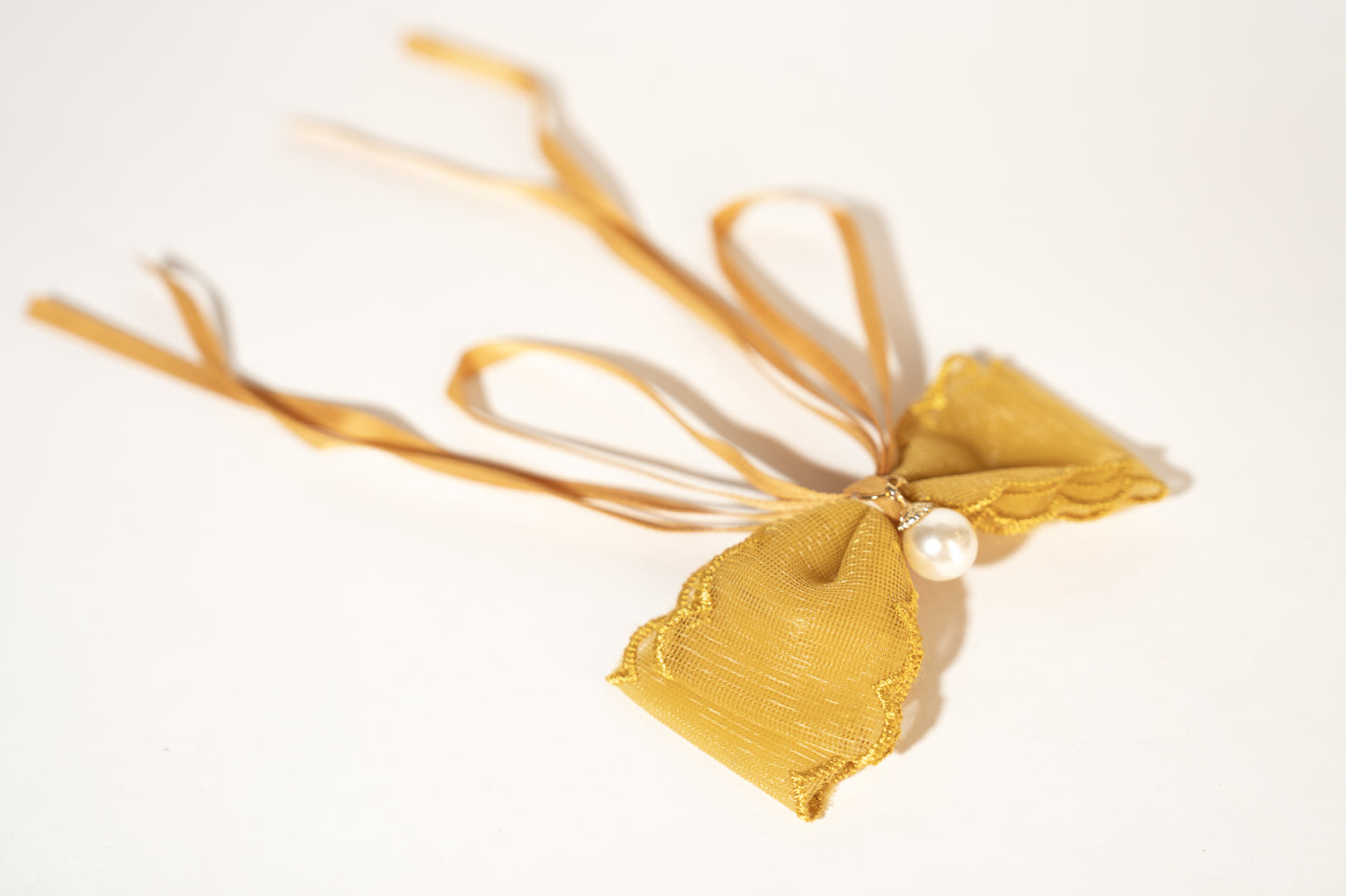 Vintage Net Bow Hair Pin - TressLove