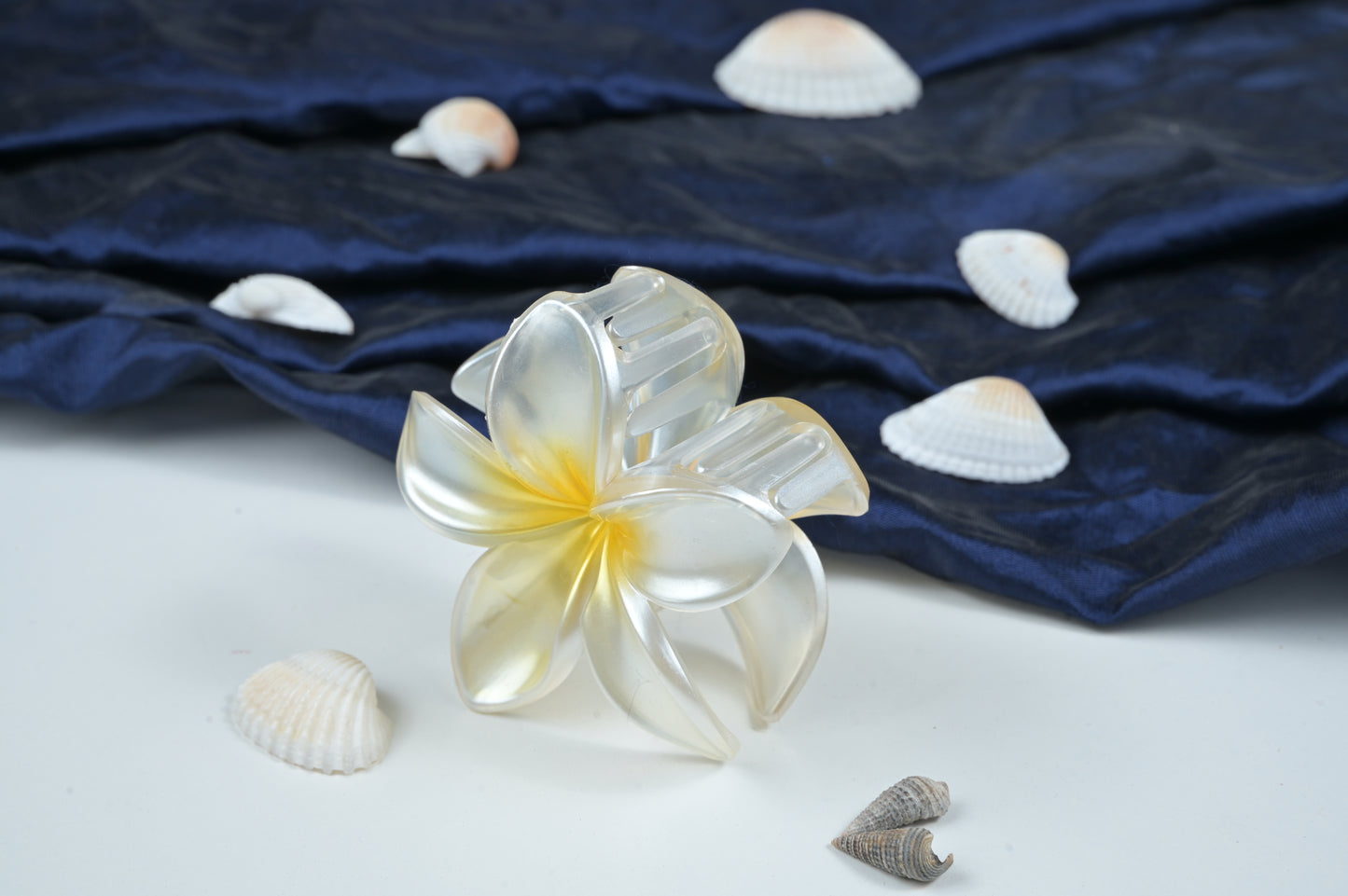 Floral Charm Claw Clips