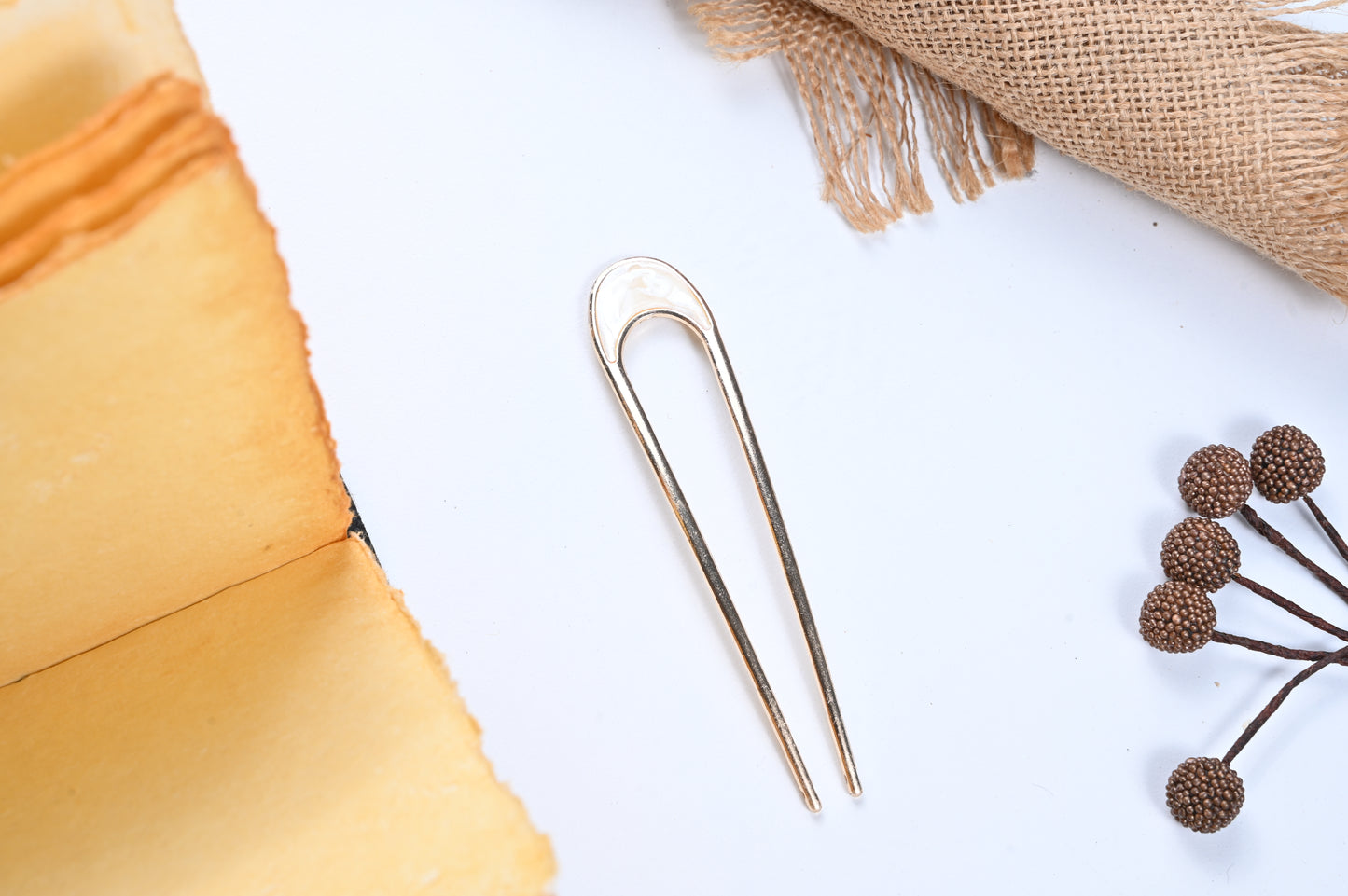 U Shaped Metal Hair Stick
