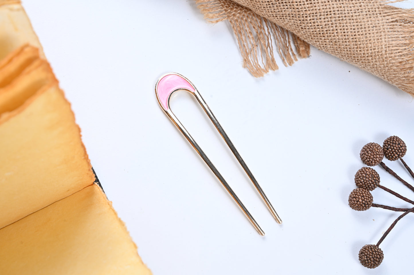 U Shaped Metal Hair Stick