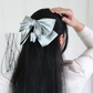 Satin Tulip Bow Barrettes - TressLove