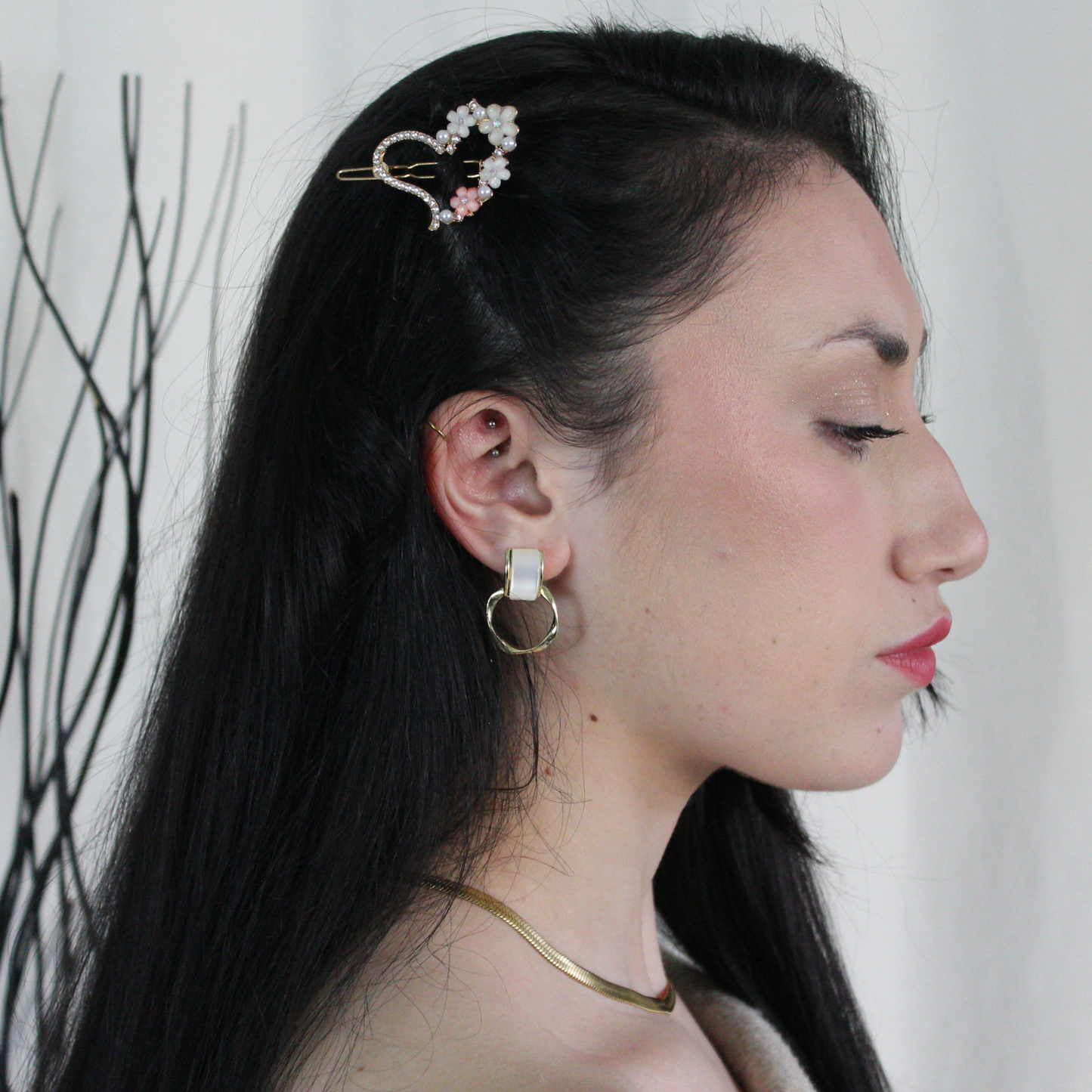 Metal accent Hair Pin - TressLove
