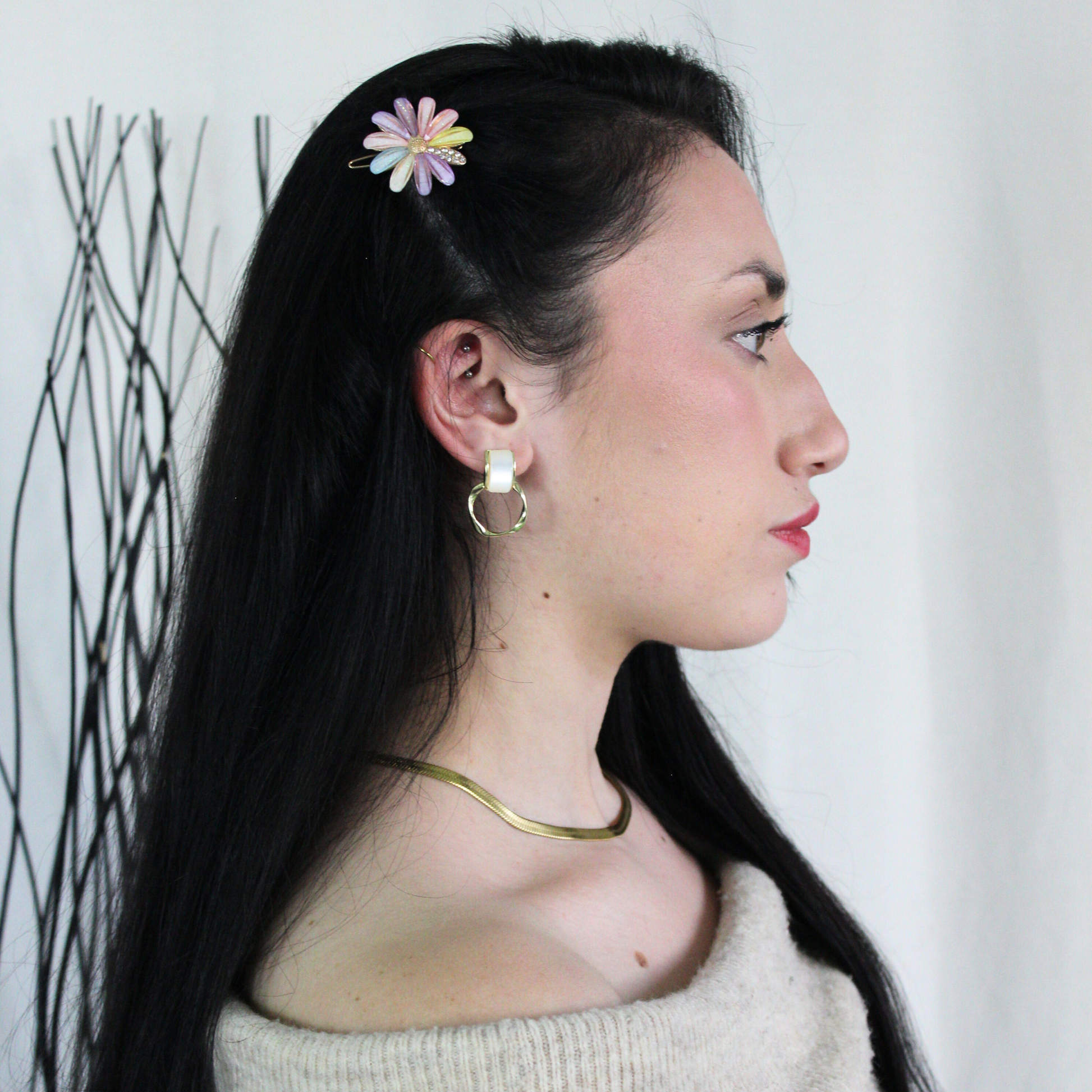 Metal accent Hair Pin - TressLove