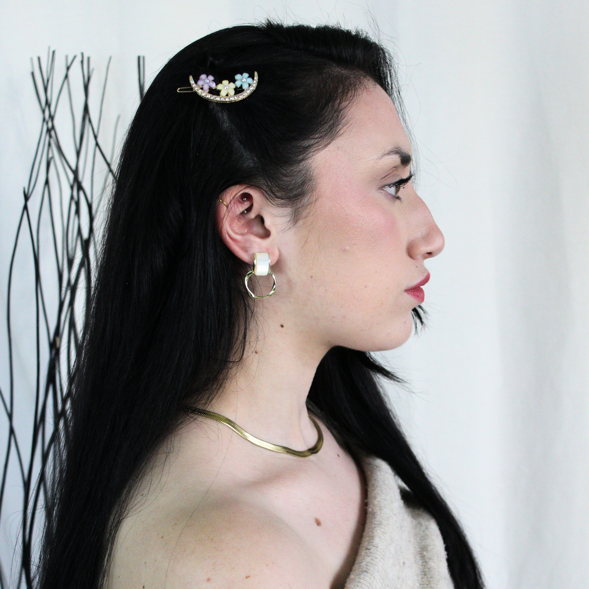 Metal accent Hair Pin - TressLove