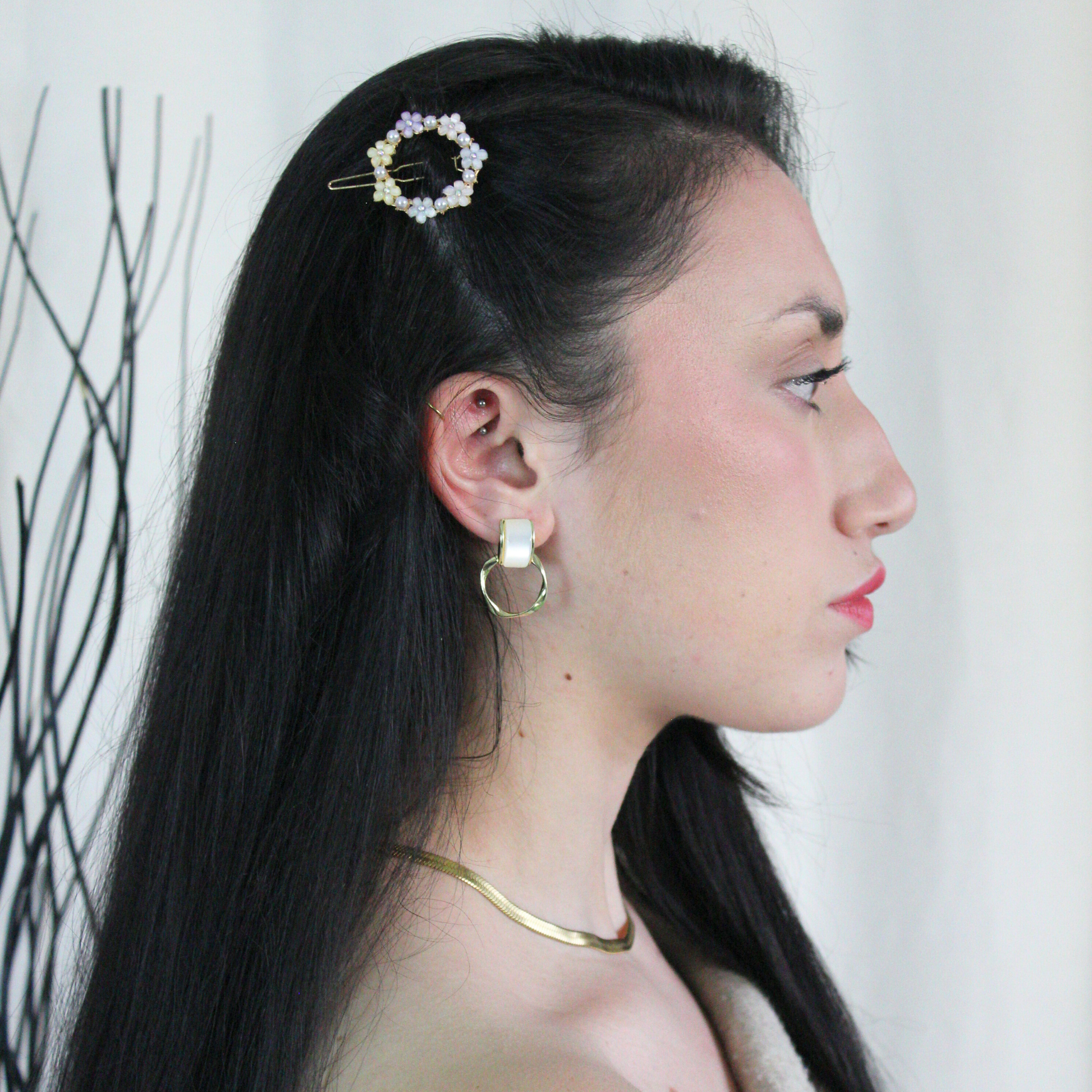 Metal accent Hair Pin - TressLove