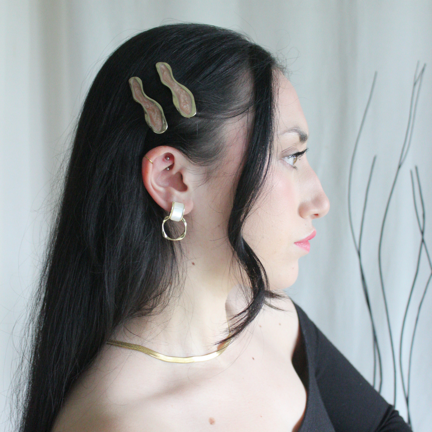 Abstract Resin Hair Pin - Set of 2 - TressLove