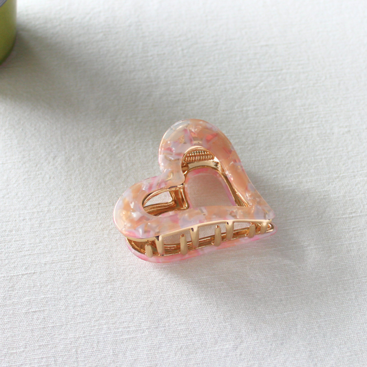 Heart Charm Claw Clips - TressLove