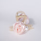 Satin Rose and Pearl Claw Clip - TressLove