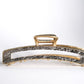 Rectangle Grip Acetate Metal Teeth Claw Clip - TressLove