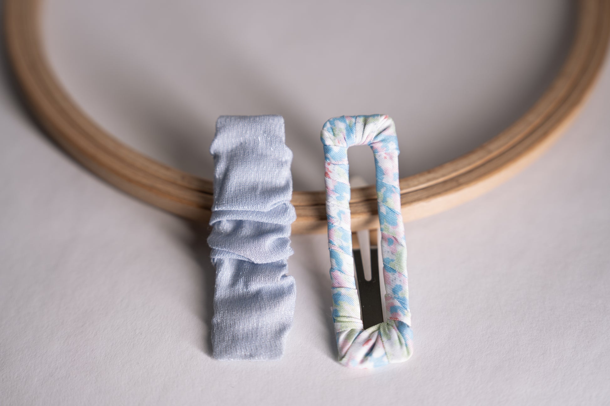 Ruched Snap Hair Pins - Set of 2 - TressLove