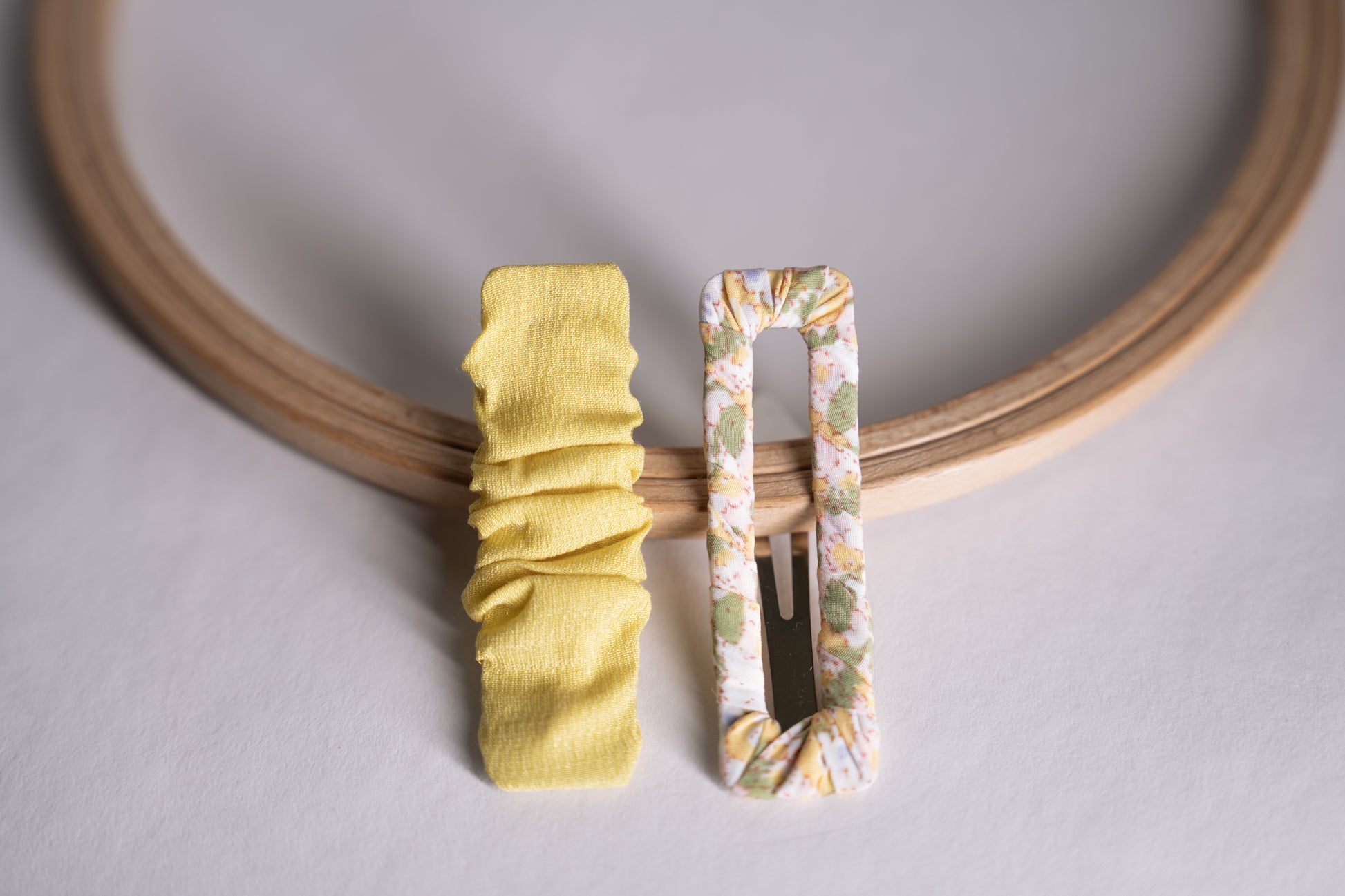 Ruched Snap Hair Pins - Set of 2 - TressLove