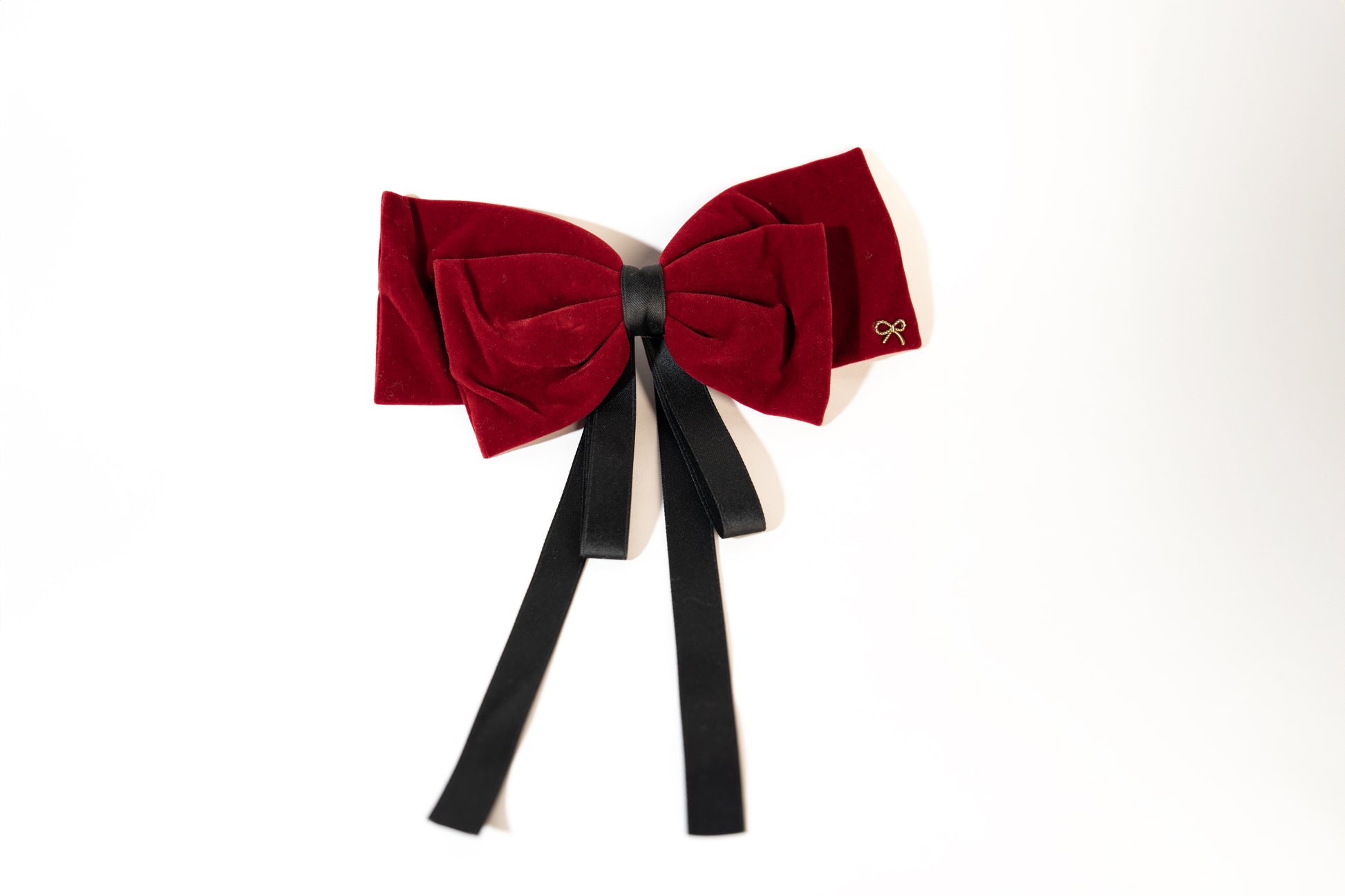 Big Velvet Bow Hair Pin - TressLove