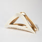 Triangle Acetate Metal Teeth Claw Clip - TressLove