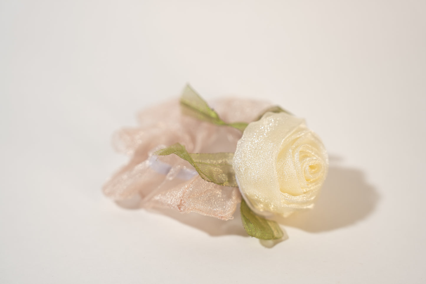 Organza Rose Hair Tie - TressLove