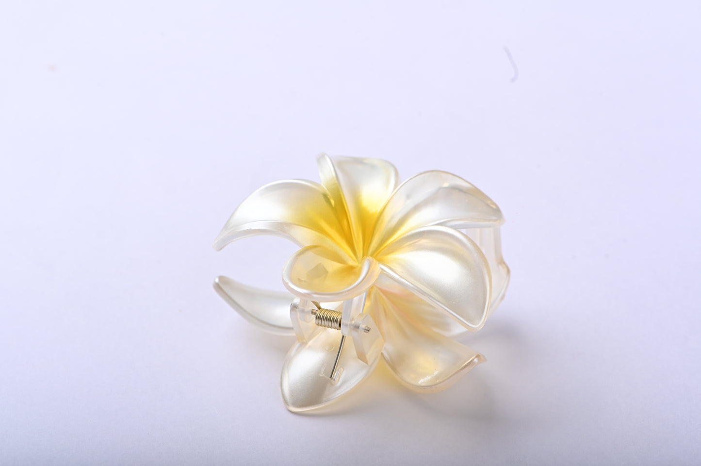 Floral Charm Claw Clips